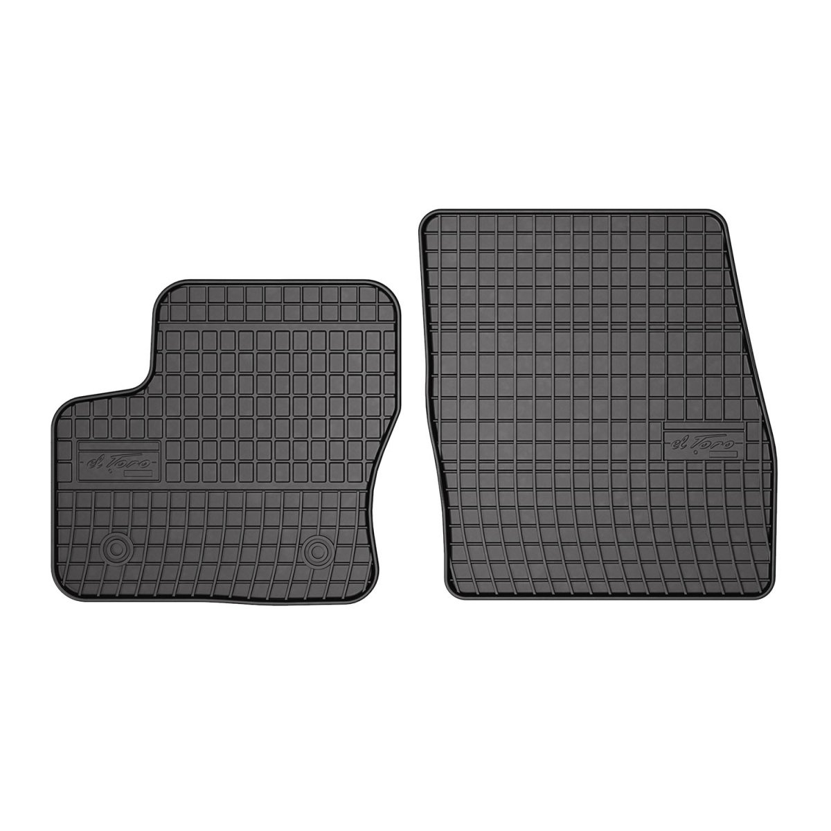 Ford Connect Floor Mats - Omac - El Toro Rubber, 2 Pcs - Black - 2013 Ford Connect Floor Mats - Omac - El Toro Rubber, 2 Pcs - Black - 2013